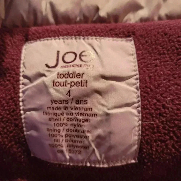 Toddler Kids 4 years Puffer Vest by Joe in Beige colour - Picture 6 of 8